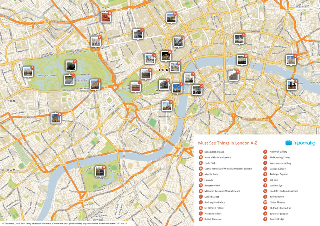 london museum map