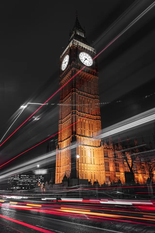 big ben night